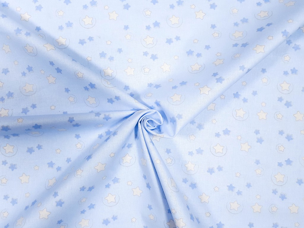 Textillux.sk - produkt Bavlnená látka  BABY hviezdy 160 cm
