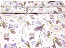 Textillux.sk - produkt Bavlnená látka levandula v obrazoch 140 cm