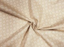 Textillux.sk - produkt Bavlnená látka nový dvojkvietok 140 cm - 5- nový dvojkvietok, béžová