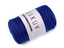 Textillux.sk - produkt Bavlnená pletacia priadza Cotton Macramé 250 g - 14 (18) modrá