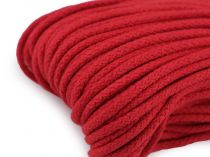 Textillux.sk - produkt Bavlnená šnúra Ø5 mm - 620 (1621) červená