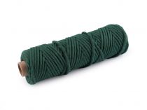 Textillux.sk - produkt Bavlnená šnúra macramé Ø3 mm - 3 (030) zelená malachitová