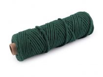 Textillux.sk - produkt Bavlnená šnúra macramé Ø5 mm - 3 (030) zelená malachitová