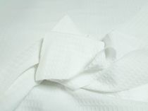 Bavlnené piké biele 150 cm