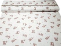 Textillux.sk - produkt Bavlnený úplet roztomilý macko 145 cm