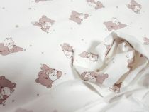 Textillux.sk - produkt Bavlnený úplet roztomilý macko 145 cm
