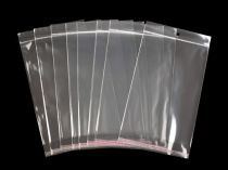 Celofánové sáčky s lepiacou lištou a závesom 17x25,5 cm