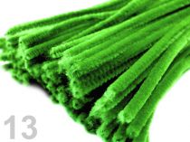 Textillux.sk - produkt Chlpatý drôtik Ø6mm dĺžka 30cm - 13 zelená trávová neon