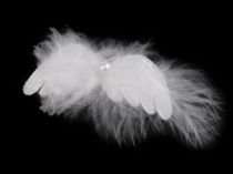 Dekorácia anjelské krídla s klipom