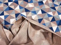 Textillux.sk - produkt Dekoračná látka 3D trojuholníky 140 cm