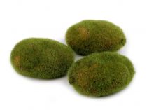 Textillux.sk - produkt Dekoračné machové kamene - 2 zelená hnedá