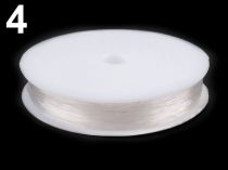 Textillux.sk - produkt Guma / gumička guľatá Ø0,4-0,6 mm - 4 číra