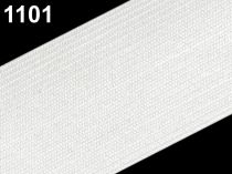 Textillux.sk - produkt Guma  hladká šírka 100mm tkaná ČESKÝ VÝROBOK - 2 biela
