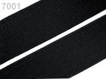 Textillux.sk - produkt Guma hladká šírka 15mm tkaná ČESKÝ VÝROBOK - čierna
