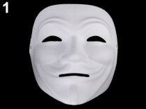 Karnevalová maska - škraboška na domaľovanie