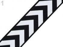 Textillux.sk - produkt Lampas / rypsová stuha šipky šírka 32 mm