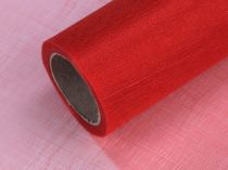 Textillux.sk - produkt Organza / stuha stredný lesk šírka 14,5 cm - 26 červená