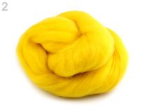 Textillux.sk - produkt Ovčie rúno 20 g česané extra jemné - 2 (224) žltá