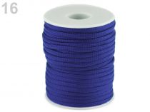 Textillux.sk - produkt Padáková / odevná šnúra Ø4 mm - 16 modrá kobaltová