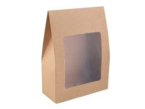 Papierová krabice s priehladom 9,5x13 cm