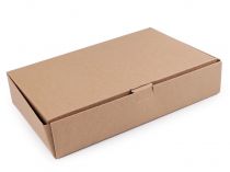 Textillux.sk - produkt Papierová krabička 5x12x18 cm - 3 (16 x 23,5 cm) hnedá prírodná