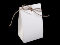 Papierová krabička 7,5x12 cm s motúzikom