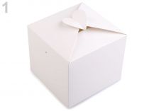 Papierová krabička so srdcom 11x12,5x12,5 cm