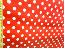 Textillux.sk - produkt Okrúhle PVC obrusy do interiéru a záhrady priemer 140 cm - 11 červená s bodkami