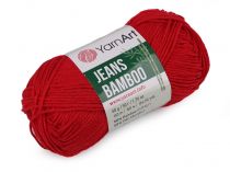 Textillux.sk - produkt Pletacia priadza Jeans Bamboo 50 g - 8 (144) červená