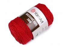 Textillux.sk - produkt Pletacia priadza Macrame Rope 3 mm 250 g - 10 (773) červená