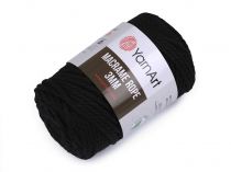 Textillux.sk - produkt Pletacia priadza Macrame Rope 3 mm 250 g - 11 (750) čierna