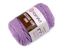 Textillux.sk - produkt Pletacia priadza Macrame Rope 3 mm 250 g - 19 (765/174) fialová lila