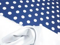 Textillux.sk - produkt Polyesterová šatovka biela bodka 13mm 150 cm