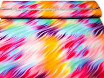 Textillux.sk - produkt Polyesterová šatovka dúhový abstrakt 150 cm