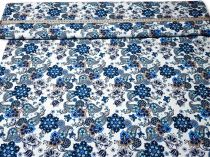 Textillux.sk - produkt Polyesterová šatovka modrá krása 145 cm