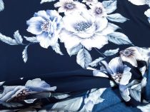 Textillux.sk - produkt Polyesterový úplet maľovaný kvet 150 cm