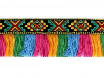 Textillux.sk - produkt Prámik indiánsky so strapcami šírka 50 mm