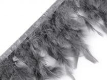 Textillux.sk - produkt Prámik - morčacie perie šírka 12 cm - 2 šedá