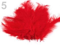 Textillux.sk - produkt Pštrosie perie dĺžka 12-17 cm - 5 červená