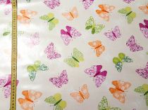 Textillux.sk - produkt Okrúhle PVC obrusy do interiéru a záhrady priemer 140 cm - 94 farebný motýľ