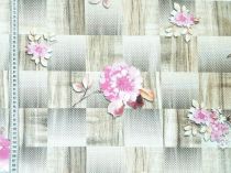 Textillux.sk - produkt Okrúhle PVC obrusy do interiéru a záhrady priemer 140 cm - 252 ruže na dreve