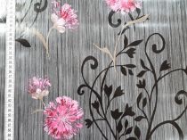Textillux.sk - produkt PVC obrusy do interiéru a záhrady širka 140 cm - 347 čierna krása s kvetom