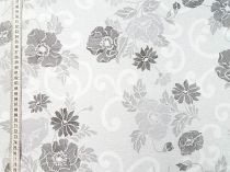 Textillux.sk - produkt PVC obrusy do interiéru a záhrady širka 140 cm - 380 ruža a vzor šedá
