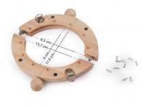 Textillux.sk - produkt Rámček drevený na výrobu kabelky vkladací magnetický