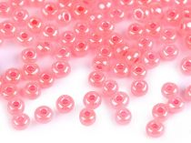 Textillux.sk - produkt Rokajl 6/0 - 4 mm perleťový, nepriehľadný - 145 ružová svetlá