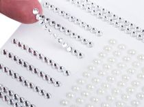 Textillux.sk - produkt Samolepiace kamienky a perly na lepiacom prúžku
