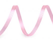 Textillux.sk - produkt Saténová stuha s bodkami šírka 6 mm - 2 ružová sv.