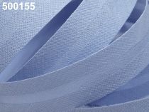 Textillux.sk - produkt Šikmý prúžok bavlnený šírka 20mm zažehlený  - 500 155 modrá svetlá