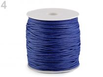 Textillux.sk - produkt Šnúra bavlnená Ø1,5-2 mm voskovaná - 4 modrá zafírová