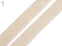 Textillux.sk - produkt Šnúra bavlnená plochá šírka 12-15 mm